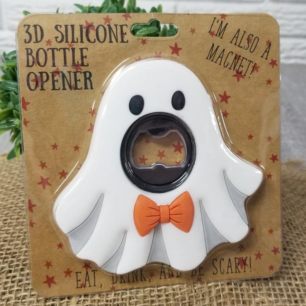 3D Silicone Ghost Bottle Opener/Magnet